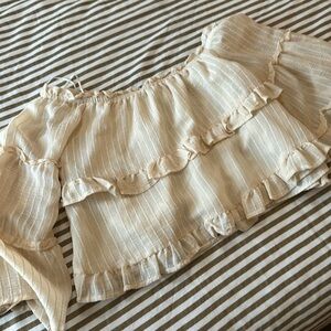 Boho bell bottom crop top | medium